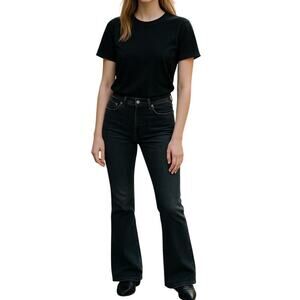 Citizens of Humanity Emannuelle Slim Bootcut Jeans in Faded Black size 27